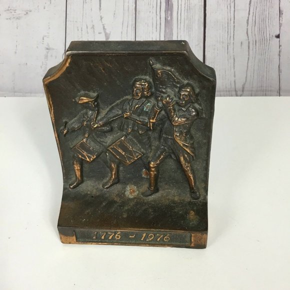 Other - 1776 bronze book end heavy door stop 1776-1976